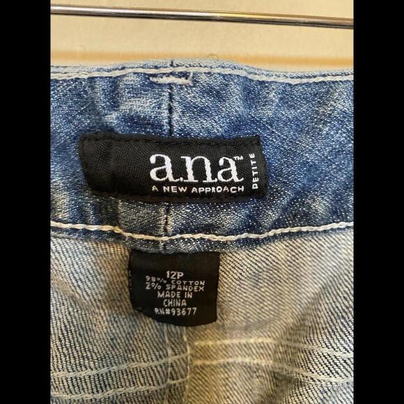 A.N.A Lightwash Destressed Bootcut Jeans Sz.12P - Picture 3 of 6
